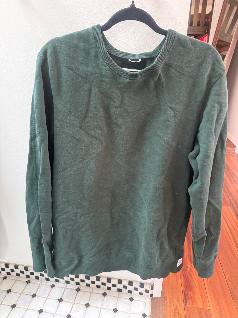 Reigning Champ Dark Green Heavyweight Crewneck Sweatshirt